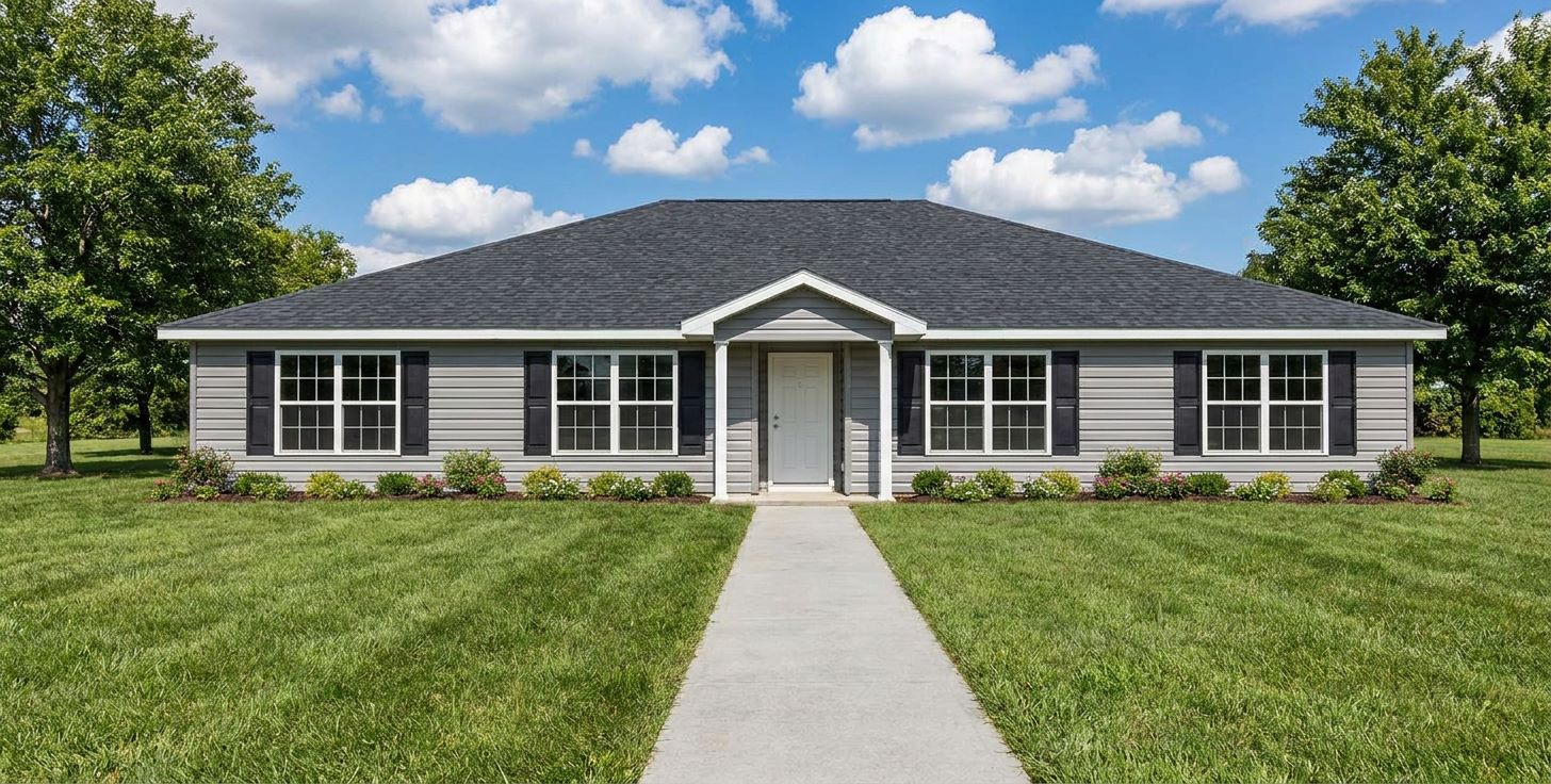 J0905d, duplex with interior entrance